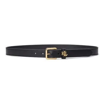 LAUREN RALPH LAUREN Leather, Genuine Leather Belts Women's Black Width 2CM