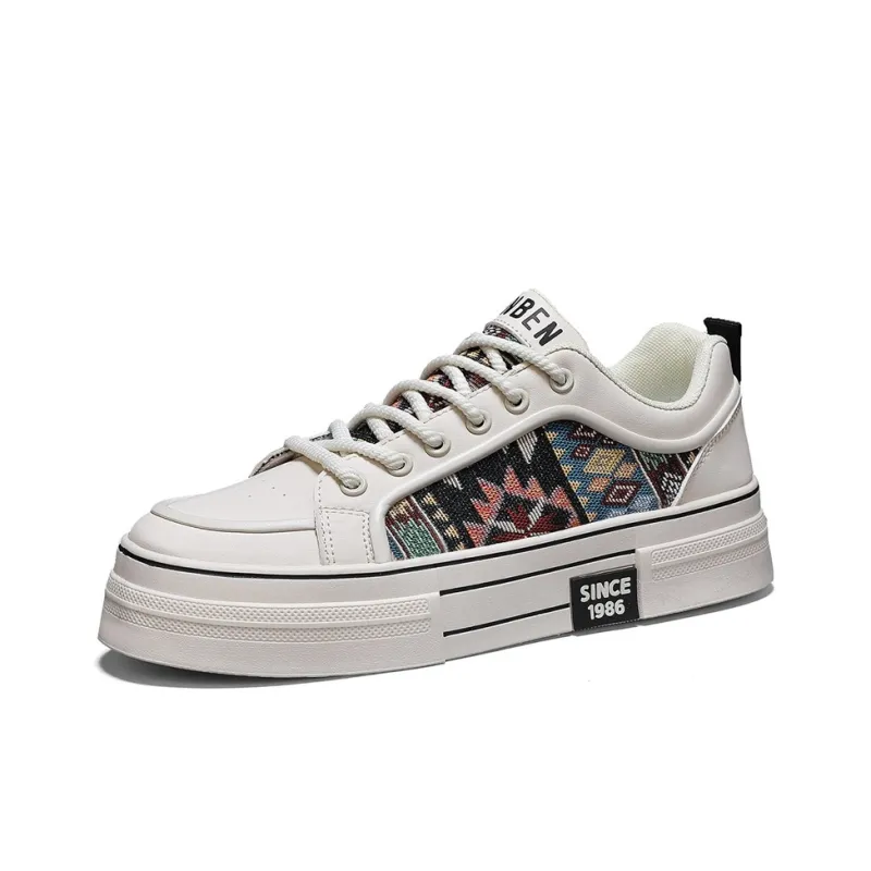 RENBEN Anti-Slip And Wear-Resistant Height Increasing Low-Top Skateboard Shoes Men's-9