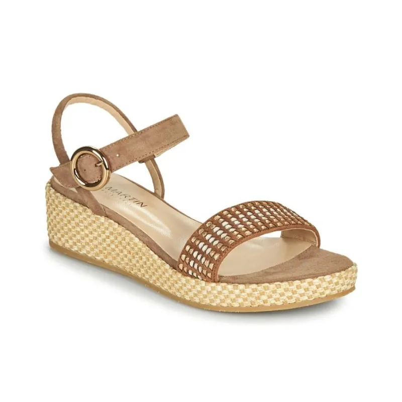 JB MARTIN Jadena Strap Sandals Women's Khaki-2