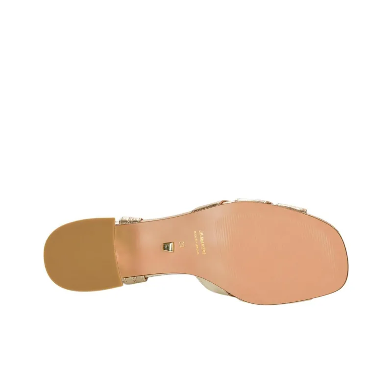JB MARTIN Mira Strap Sandals 4cm Women's Gold-6