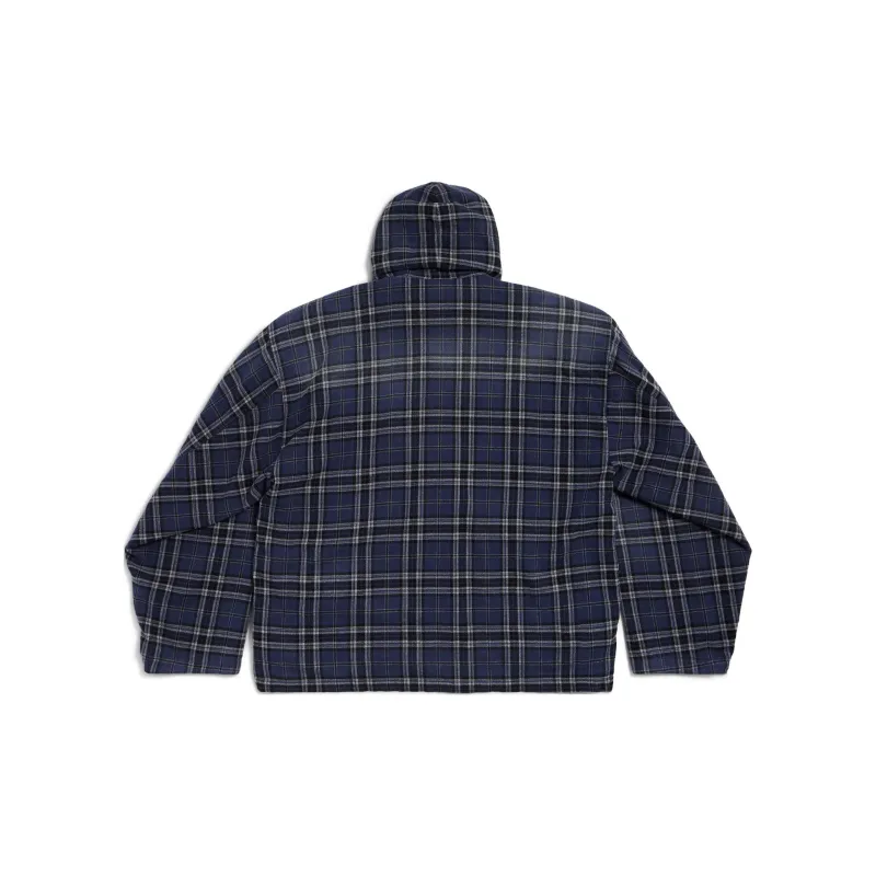Balenciaga SS25 Jackets Coats Regular Fit Men's Marine Blue-1