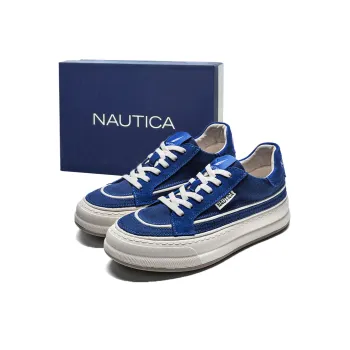NAUTICA Canvas Shoes Women's Low Top Royal Blue