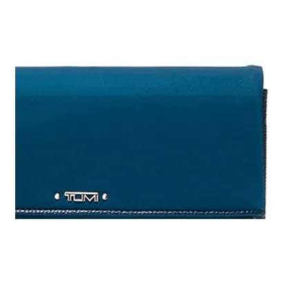 TUMI Voyageur Elastic Nylon Long Foldable Wallet Women's Dark Green-3