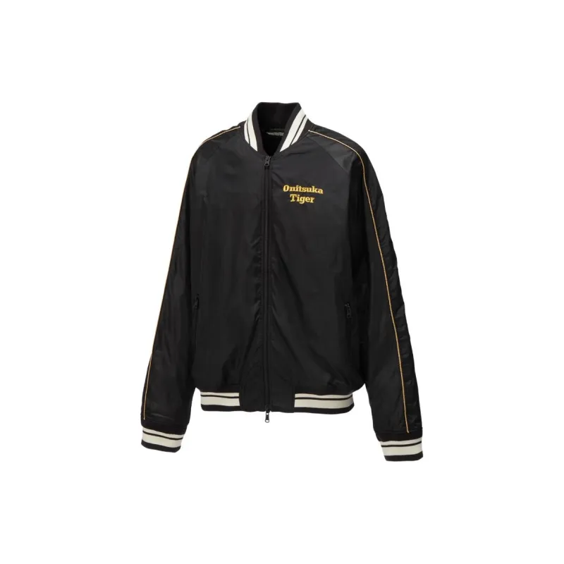 Onitsuka Tiger Jackets Coats Unisex Black-2
