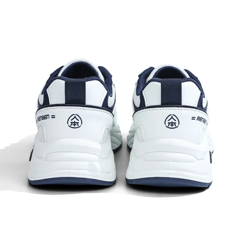 RENBEN Cushioning Height Increasing Wear-Resistant Low-Top Chunky Sneakers Women's-4