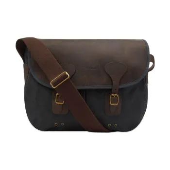 BARBOUR Cotton Crossbody Bag Shoulder Bag Men's Marine Blue