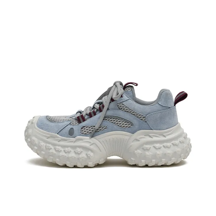 MASOOMAKE Breathable Lightweight Height Increasing Low Top Chunky Sneakers Women's-21