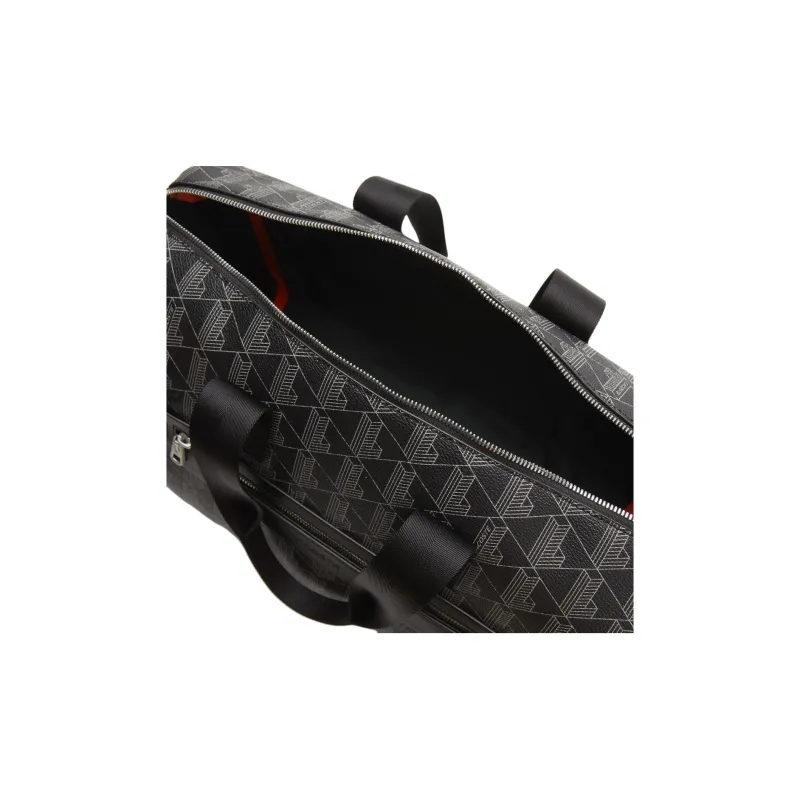 LACOSTE Monogrammed Messenger Bag-5