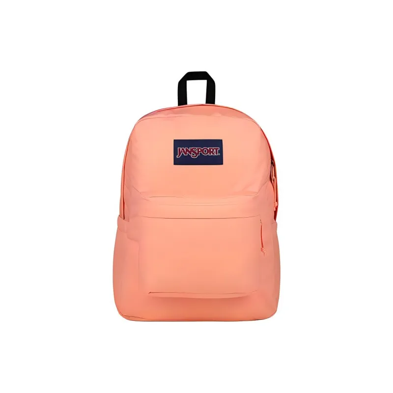 JanSport Polyester Backpack Medium Size Unisex Neon Orange-0