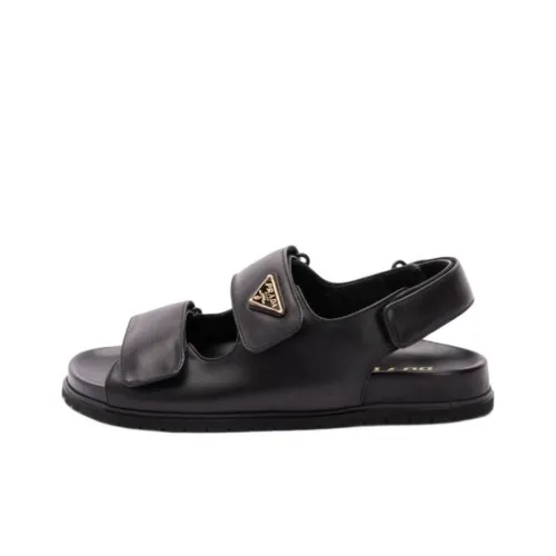 PRADA Strap Sandals Women's Black