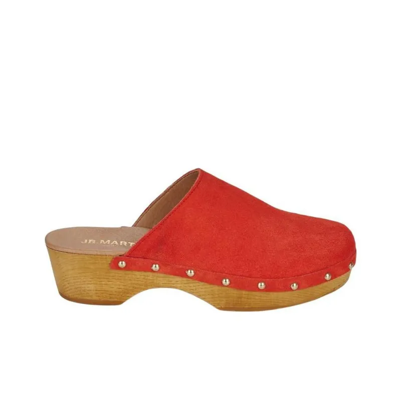 JB MARTIN Wrap toe Slippers Women's Red-1