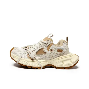 CAIHEE Cushioned Wear Resistant Height Increasing Low Top Chunky Sneakers Unisex