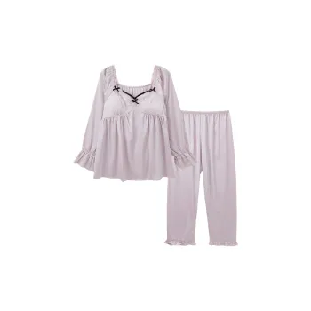 Sleeping Beauty Pajama Set Women's Light Purple