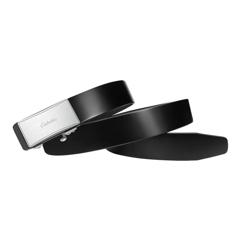 CATELLES Unlined Top Grain Cow Leather Leather Belts Men's 3.5cm-2