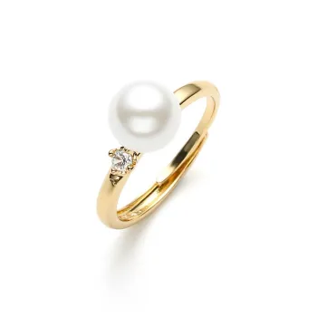 DARA Sea Butterfly Pearl Rings Women's