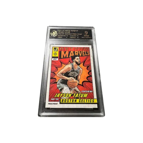 PANINI Celtics Team Jayson Tatum Cartoon Collection RPA High Score Player Card Rare Card Graded Cards 1 Pc