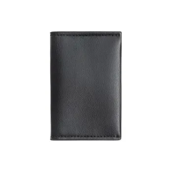 ZARA Polyurethane Card Holder Regular Men's Black