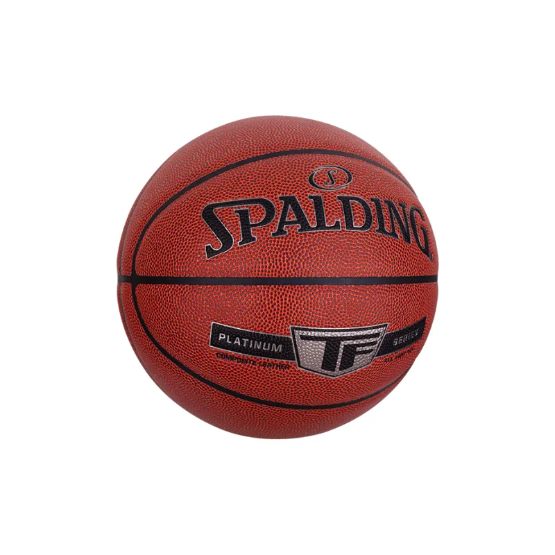 SPALDING TF Collection Platinum Classic Microfiber Leather PU Basketball Brown Size 7 Training Match Unisex-4