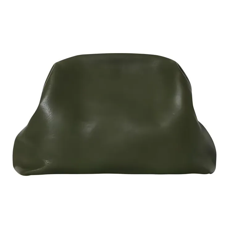 THE ROW Calfskin Clutch Women's Moss Green-0
