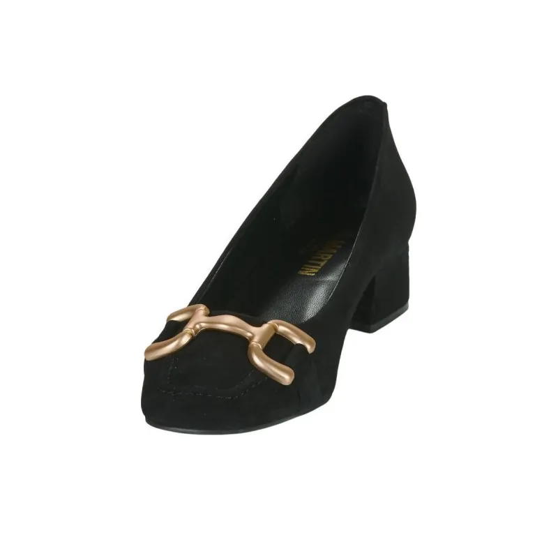 JB MARTIN Vickie Chunky Heel High Heels 3cm Women's Black-3