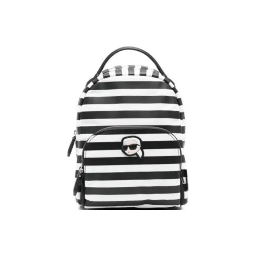 KARL LAGERFELD / Karl Lagerfeld Jeans Small Ikon Striped Backpack