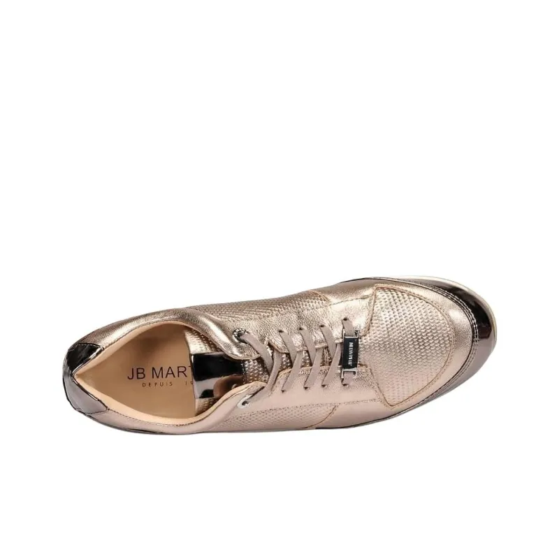 JB MARTIN Low Top Casual Shoes Women's Silver Gray-5