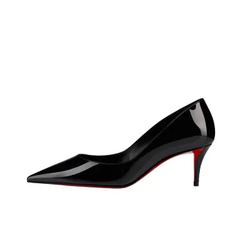 Christian Louboutin Miss Z 60mm Pump Black Patent Calf Leather Women's