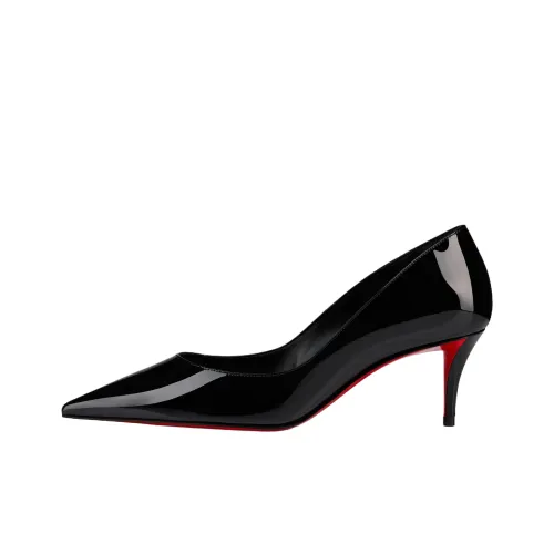 Christian Louboutin Miss Z 60mm Pump Black Patent Calf Leather Women's