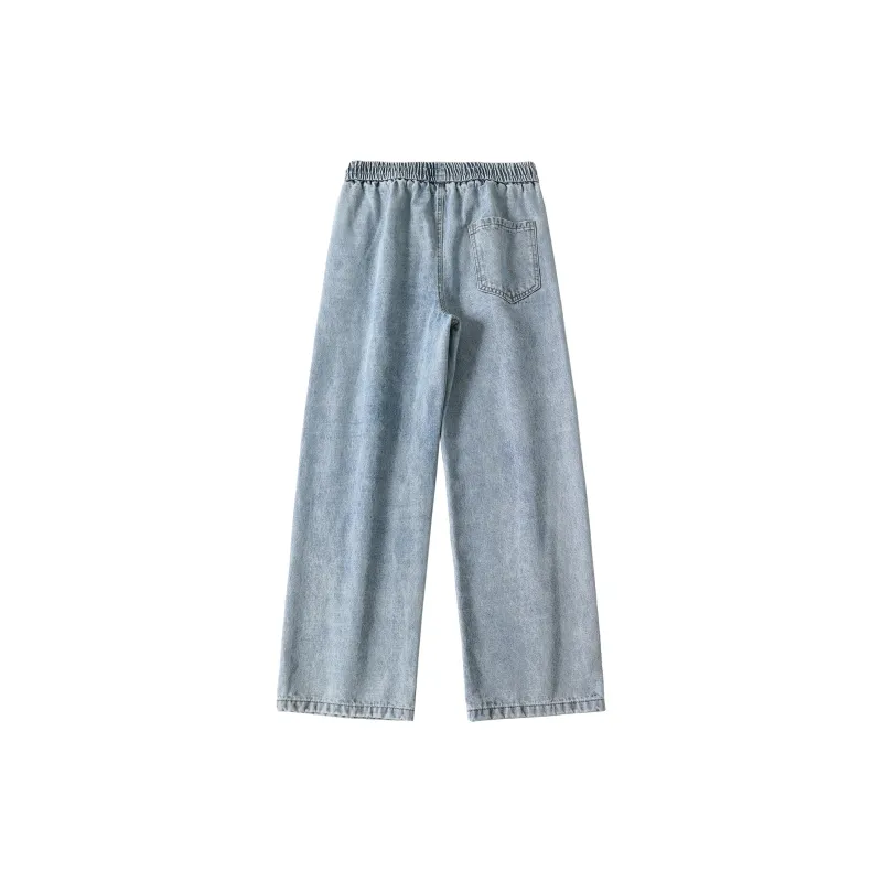 YOUSHIQI Jeans Unisex Light Blue-1