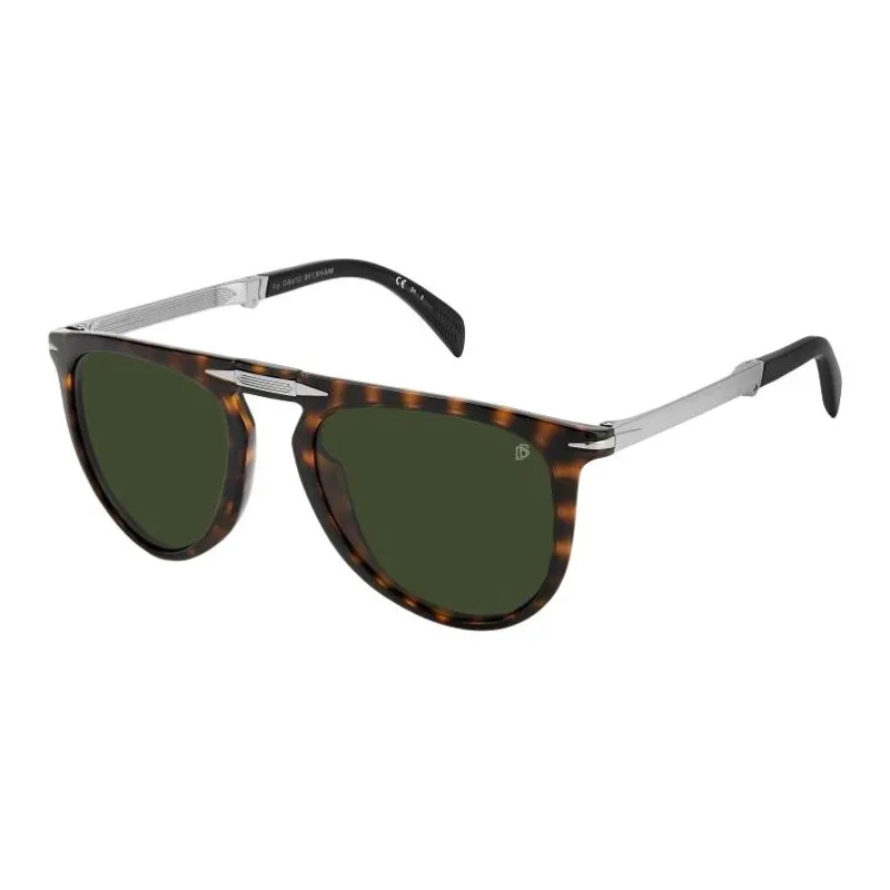 David Beckham Tortoiseshell Pilot frame Sunglasses-0