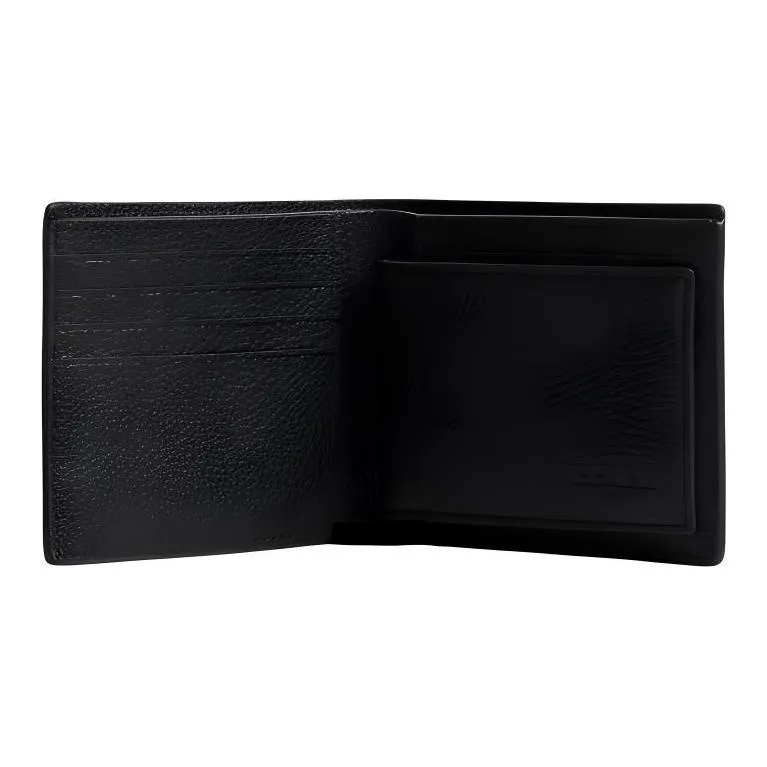 COACH Cow Leather Wallet Men's Black-2