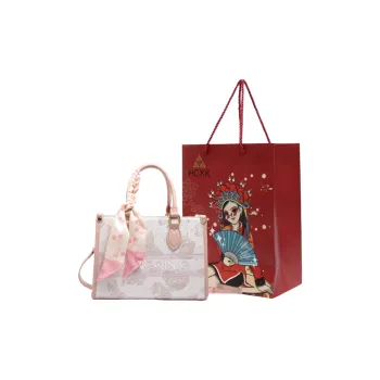 HCXK PU Casual Lightweight Shopping Bag Shoulder Bag Crossbody Bag Regular Unisex Pink