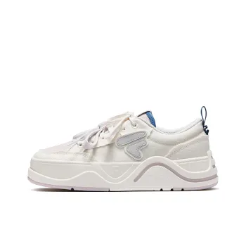 FILA FUSION 50 50 DX II CVS Cushioning Low Top Skateboard Shoes Women's Milk White
