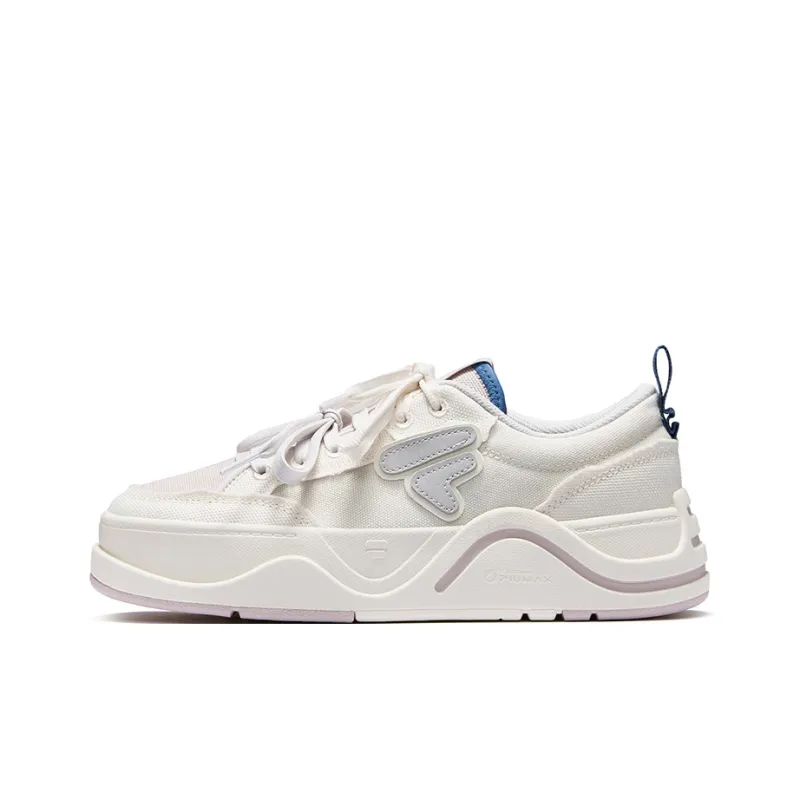FILA FUSION 50 DX II CVS Shock Absorbers Low Top Skateboard Shoes Women's Milk White-0