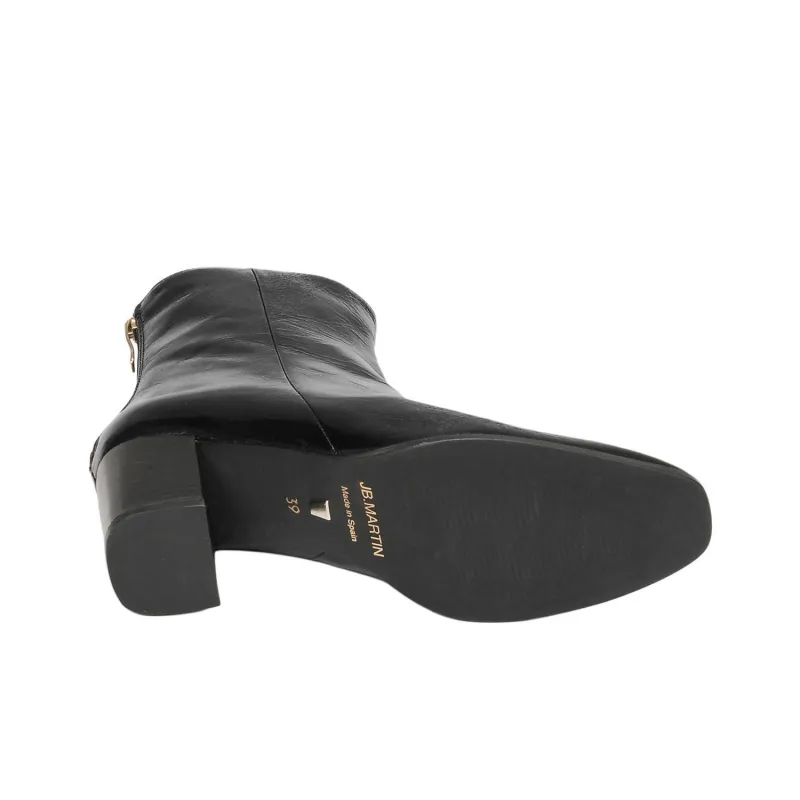 JB MARTIN Vulcan Ankle Boots 7cm Women's Black-6