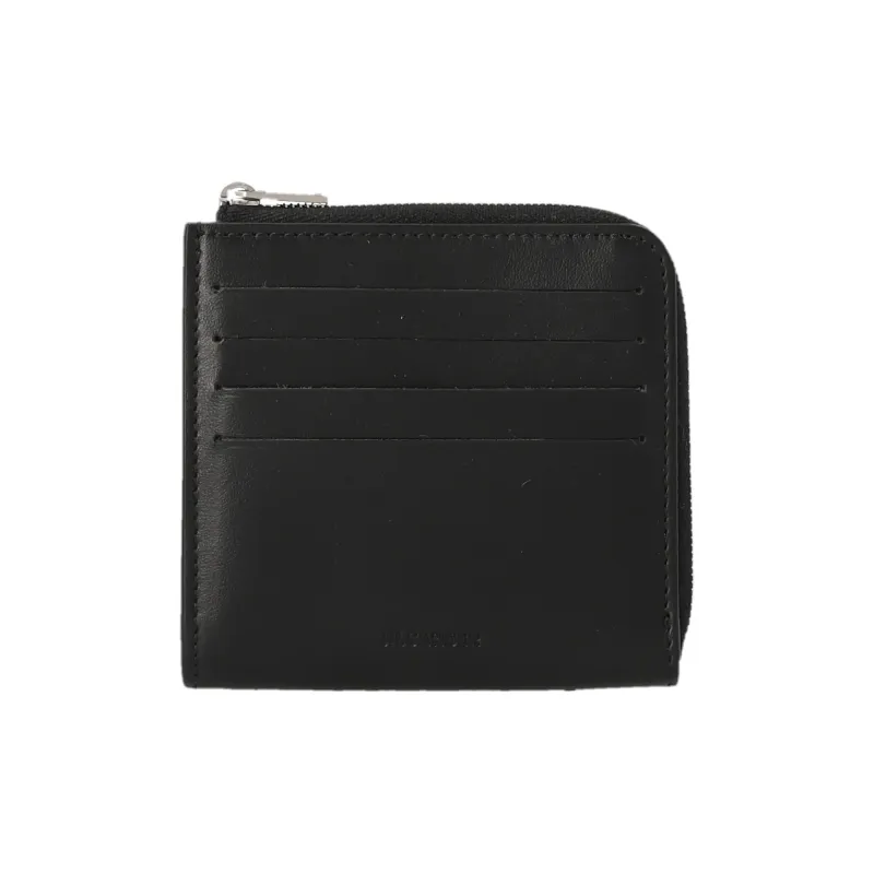 JIL SANDER Calfskin Wallet Men's Black-0
