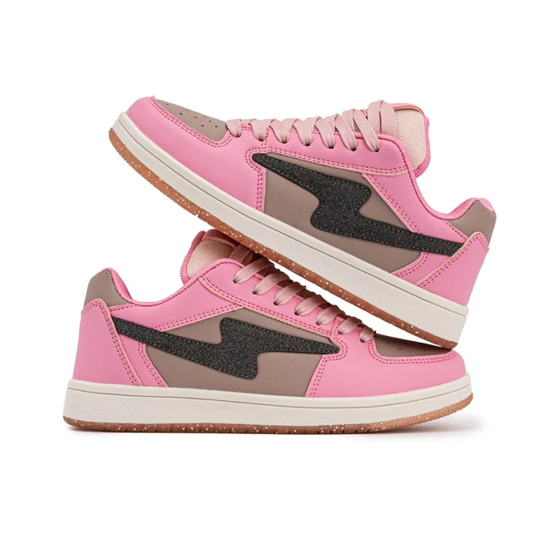 BEIER Low-Top Skateboard Shoes Unisex Cherry Blossom Pink-23