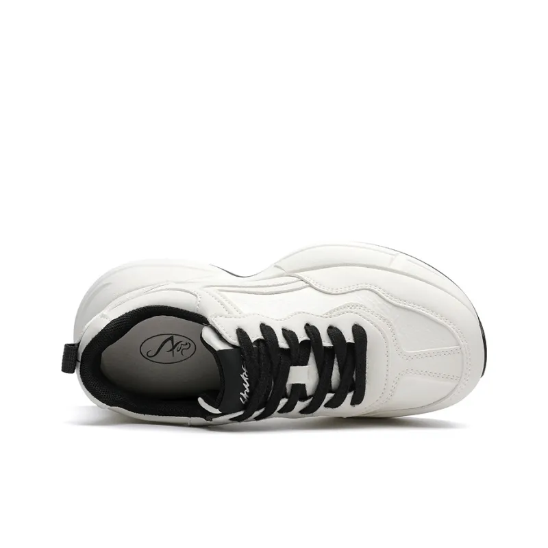 ABIDJAN Lightweight Height Increasing Low-Top Chunky Sneakers Women's-11