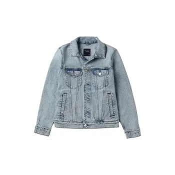 Abercrombie＆Fitch Denim Jacket Men's Light Blue