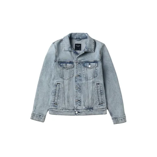 Abercrombie＆Fitch Denim Jacket Men's Light Blue
