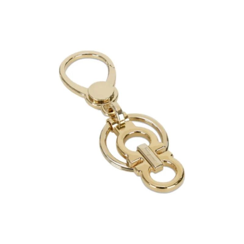 FERRAGAMO Metal Keychains Unisex Gold-1