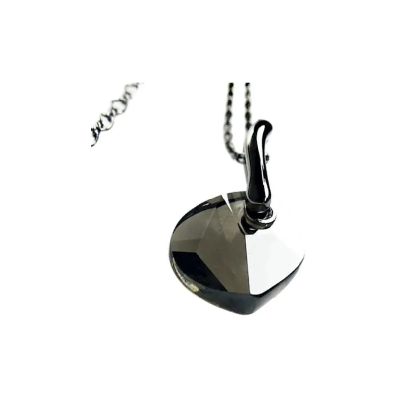 Swarovski Crystal Necklaces Unisex Black-1
