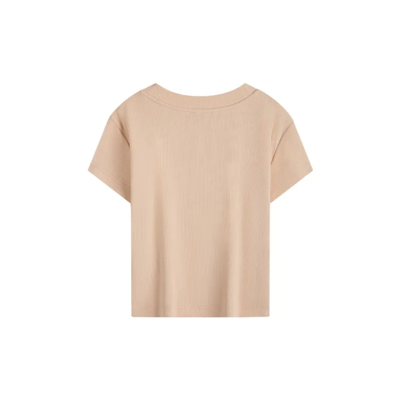 CALVIN KLEIN T Shirt Women's Light Orange-2