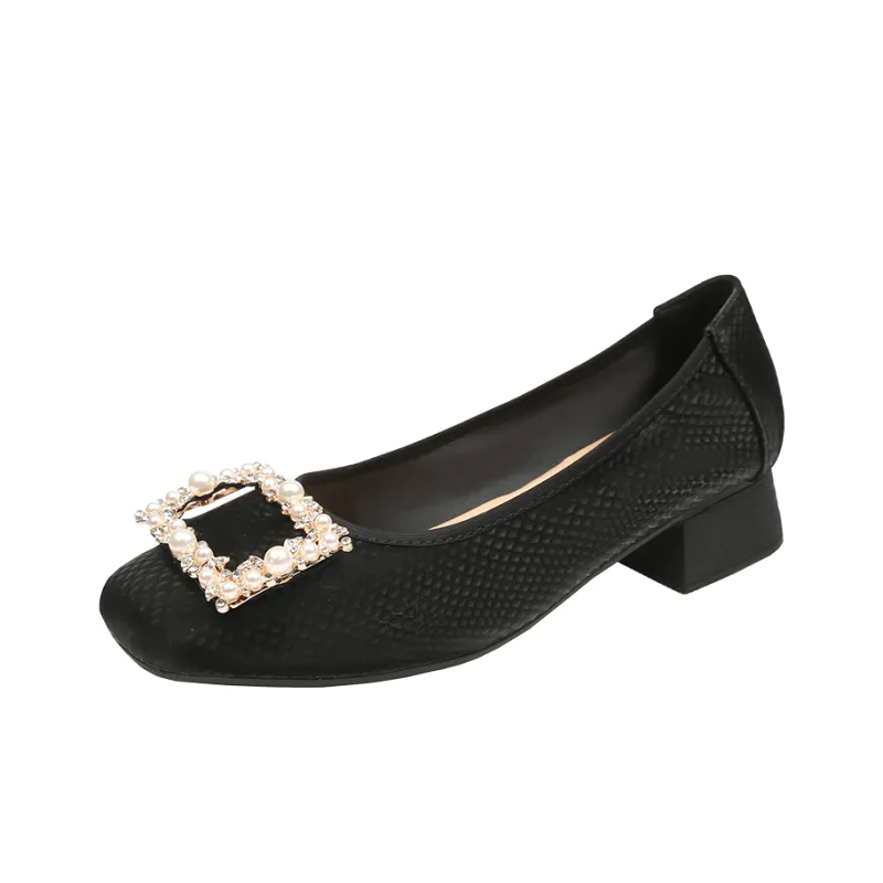 Pounise Chunky Heel High Heels Women's-0