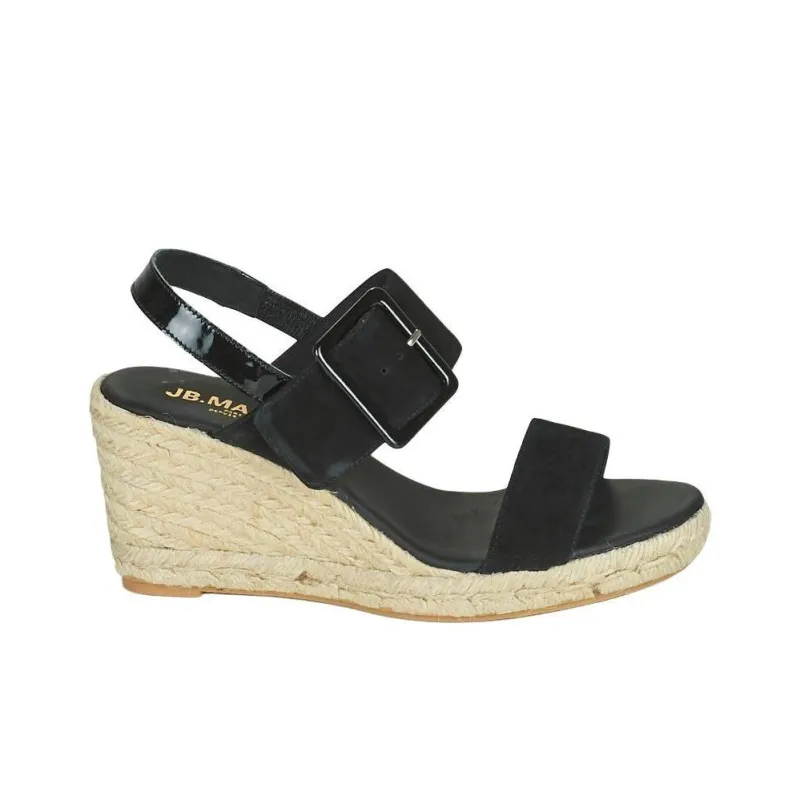 JB MARTIN Irina Strap Sandals Women's Black-1
