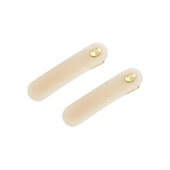 Agatha Gold Plating, Acetate, Metal Hair Clips Women's Cream