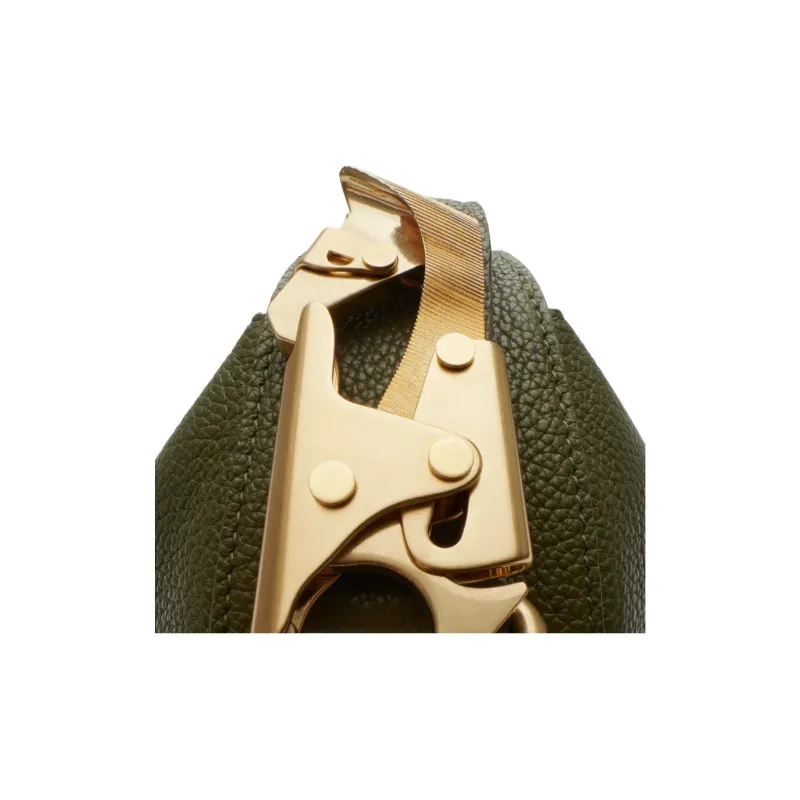 Burberry Knight Calfskin Handbag Women's Green-3