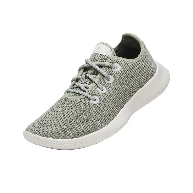 Allbirds Tree Runner Abrasion Resistant Low Top Running Shoes Men's Light Pine Green-1