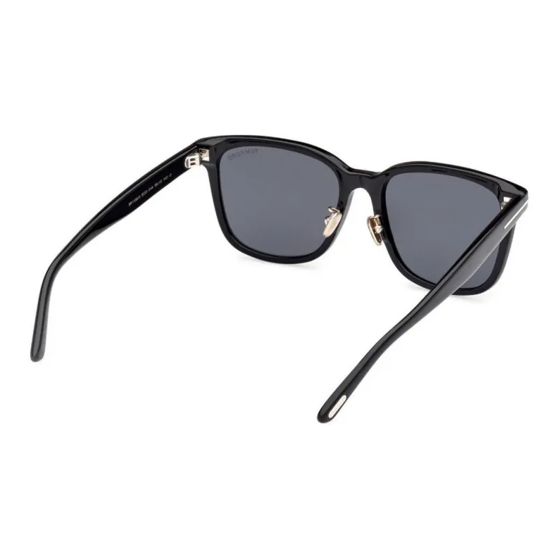 TOM FORD Acetate Metal Rectangular Sunglasses Unisex Black-3