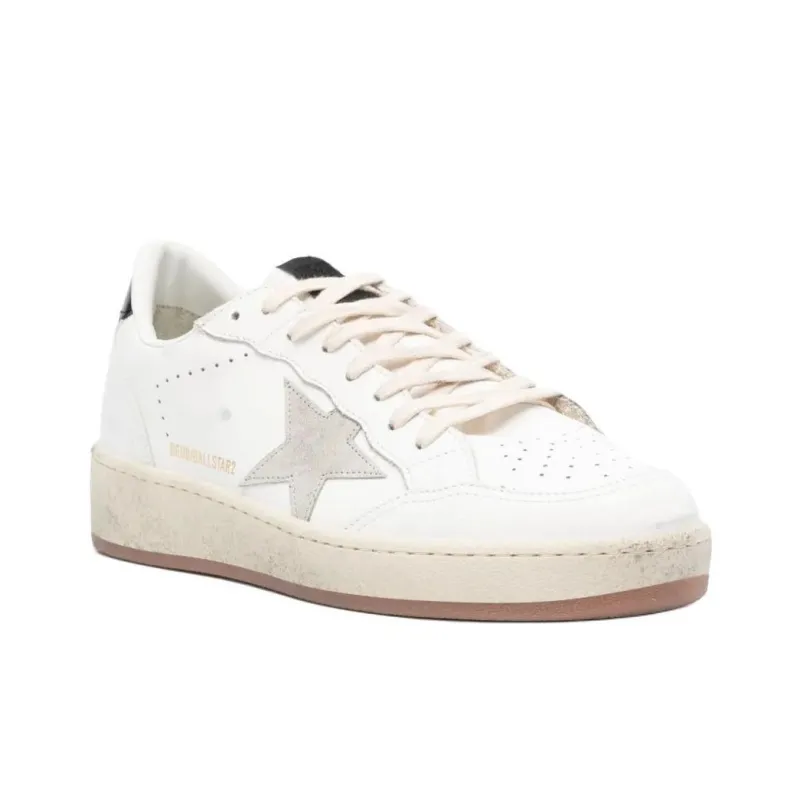 Golden Goose Ball Star 2 White Ice Black-1